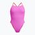 Costum de baie întreg pentru femei Speedo Solid Lattice Tie-Back neon violet