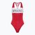 Costum de înot dintr-o piesă pentru femei Speedo Colourblock Racerback high risk red