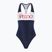 Costum de înot dintr-o piesă pentru femei Speedo Colourblock Racerback peacoat