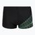Boxeri de înot pentru bărbați Speedo Medley Logo Aquashort negru/verde alfalfa