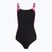 Costum de baie întreg pentru femei Speedo Shaping LunaLustre Printed anthracite/ruby