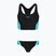 Costum de baie întreg pentru femei Speedo Colourblock Splice 2.0 anthracite/mayanblue