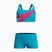 Costum de baie din două piese pentru copii Speedo Hyperboom Butterfly Back mayan blue/margarita pink