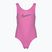 Costum de baie dintr-o bucată pentru copii Nike Multi Logo U-Back playful pink