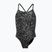 Costum de baie dintr-o piesă pentru copii Nike Hydrastrong Charms Multi Print Lace Up Back black