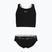 Costum de baie din două piese pentru copii Nike Logo Tape Crossback Midkini black