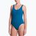 Costum de înot întreg pentru femei Nike Shoreline Pucker Scoop Neck black
