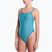 Costum de înot întreg pentru femei Nike Ocean Bound Ripple Texture Square Neck bleached turquoise
