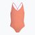 Costum de înot întreg pentru copii Nike Ocean Bound Ripple Texture Lace Up pink glow