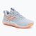 Încălțăminte de volei pentru femei Mizuno Wave Momentum Elite blue finch/white/lava orange