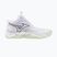 Încălțăminte de volei pentru femei Mizuno Wave Momentum Elite Mid white/balsam green/ambrosia