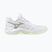 Încălțăminte de volei pentru femei Mizuno Wave Momentum Pro white/aqua gray/ambrosia