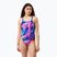 Costum de baie întreg pentru femei Speedo FL Printed Turnback brushy glitch/hope