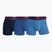 Pantaloni boxeri CR7 Basic Trunk pentru bărbați 3 perechi bleumarin/albastru/albastru deschis