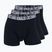 Boxeri pentru bărbați CR7 Basic Trunk 3 pack black