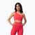 Sutien de antrenament Girlfriend Collective Bianca One Shoulder cherry