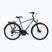 Bicicletă de trekking pentru bărbați KROSS Trans 3.0 green/silver/gloss
