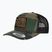Șapcă pentru bărbați Pitbull West Coast Mesh Snapback ,,Blood Dog" Camo Trucker wood/black