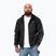 Jachetă pentru bărbați Pitbull West Coast Whitewood Hooded Nylon black