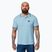 Tricou polo pentru bărbați Pitbull West Coast Polo Pique Stripes Regular light blue