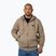 Bluză pentru bărbați Pitbull Small Logo Hooded Zip pale sand