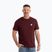 Tricou pentru bărbați Pitbull Small Logo dark burgundy