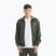 Bluză pentru bărbați  Pitbull Trackjacket Tape Logo Terry Group old green