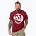 Tricou pentru bărbați Pitbull Logo Palms burgundy