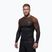 Rashguard cu mânecă lungă pentru bărbați Pitbull Belt Rashguard brown