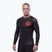 Rashguard cu mânecă lungă pentru bărbați Pitbull Ray Rashguard fluo/red