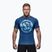 Tricou pentru bărbați Pitbull Rashguard Logo Palms blue