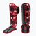 Apărători tibii Octagon Legion Flower black/red