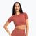 Tricou de antrenament pentru femei Gym Glamour Seamless Rashguard cherry