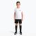Set fotbal pentru copii OneTeam Precision Set tricou și pantaloni scurți alb