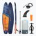 Set placă SUP gonflabilă AQUASTIC Perth Sport 11'4" MSL allround portocaliu