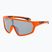 Ochelari de soare pentru copii GOG Flint matt neon orange/black reflex silver