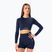 Longsleeve de antrenament pentru femei Carpatree Allure Seamless midnight blue