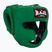 Cască de box  RAJA BOXING Semi Leather green