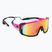 Ochelari de soare GOG Annapurna matt neon pink/black/polychromatic red