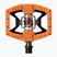Pedale de bicicletă Crankbrothers Double Shot 2 orange/black/orange