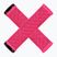 Mânere de ghidon Lizard Skins Single-Clamp Strata neon pink