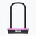 Lacăt de bicicletă OnGuard Neon 8152PN U-Lock black/pink