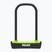 Lacăt de bicicletă OnGuard Neon 8155GR U-Lock black/green