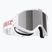 Ochelari de schi pentru copii Bliz Liner Jr white pink logo/pink&silver mirror