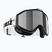 Ochelari de schi pentru copii Bliz Liner Jr black white logo/brown&silver mirror