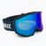 Ochelari de schie Bliz Spark dark blue/brown&blue
