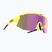 Bliz Breeze S3+S1 ochelari de ciclism galben neon mat/maroniu violet multi/roz mat