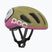 Cască de ciclism POC Amidal olivine green matt/thulite pink matt