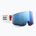 Ochelari de schi POC Nexal Mid rouge/blanc/partly sunny blue