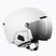 Cască de schi POC Obex Visor Hydrogen white matt/clarity u/partly sunny/silver